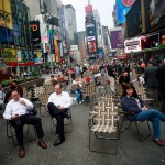 times square goes car free